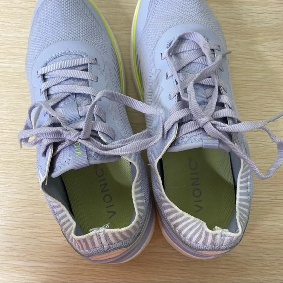 Vionic Blue Haze Lace Up Knit Embolden Athletic Sneaker Shoe Women's Size 6.5 - Picture 6 of 10